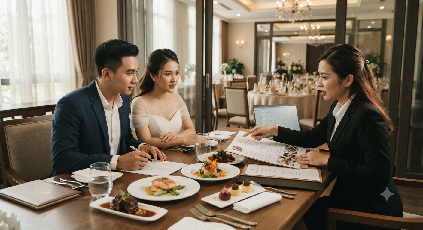 Ngân sách dành cho ẩm thực và thực đơn tiệc